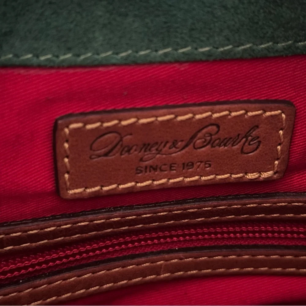 Dooney & Bourke Tan Leather Satchel - Picture 6 of 16